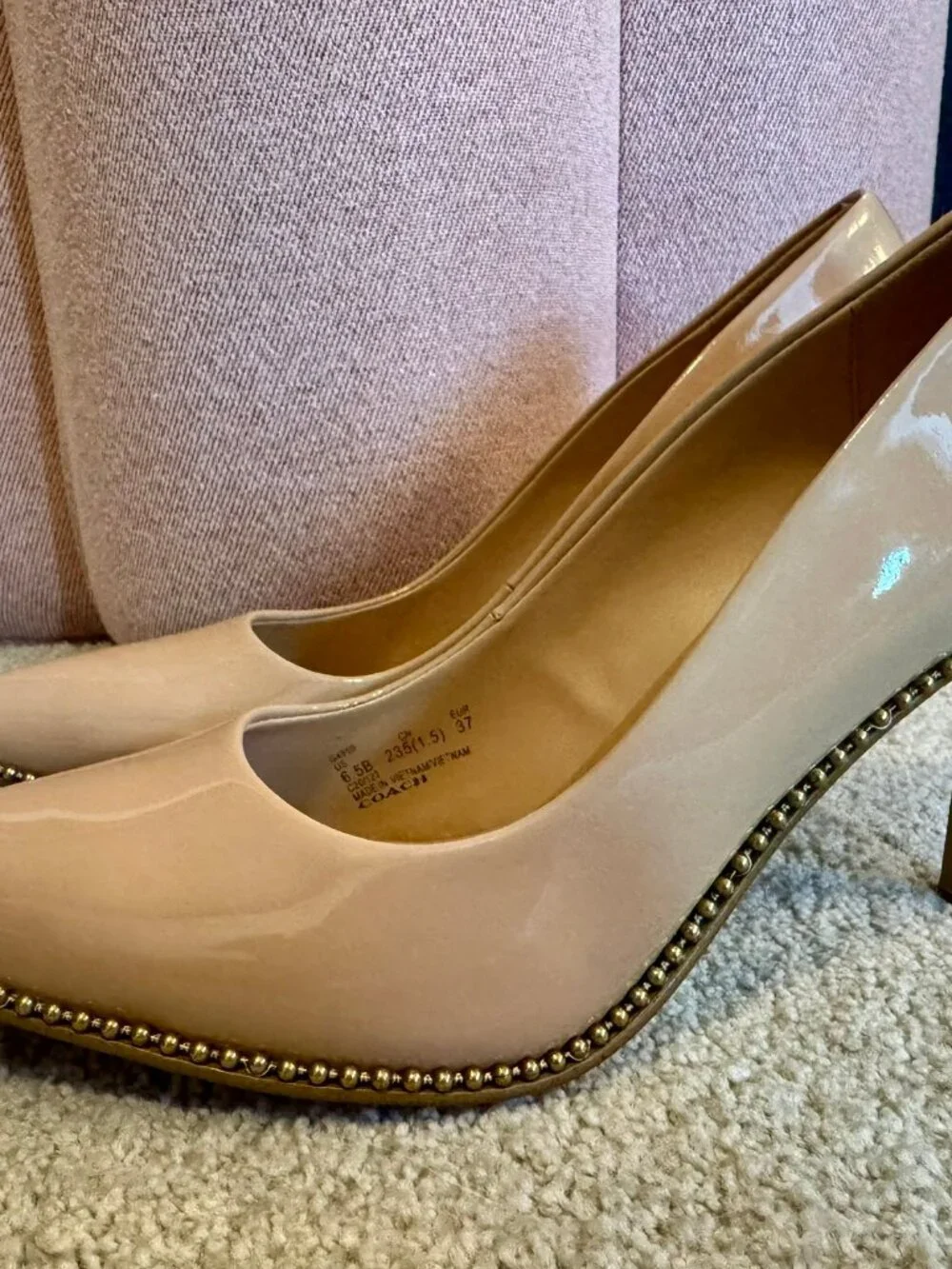 Coach Waverly Beadchain Pump